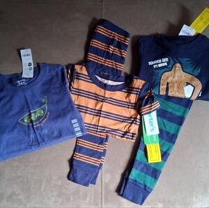 Carter's Pajama / Long Sleeve Onesie Bundle